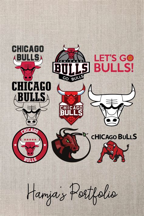 Chicago Bulls Logo Vector Set - MasterBundles