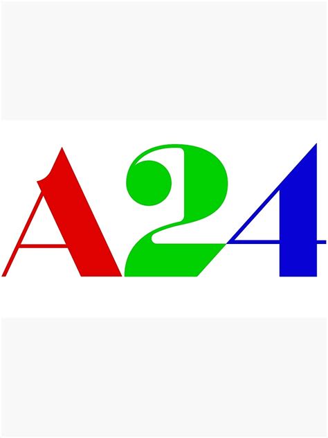 "A24 Logo" Poster for Sale by generallketchup | Redbubble