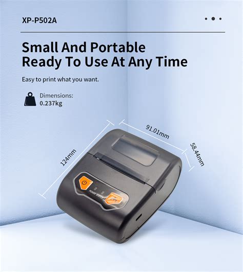 Xprinter Xp P502a Oem 58mm Mini Receipt Printer Mini Imprimante Mini Printer And Thermal Printer