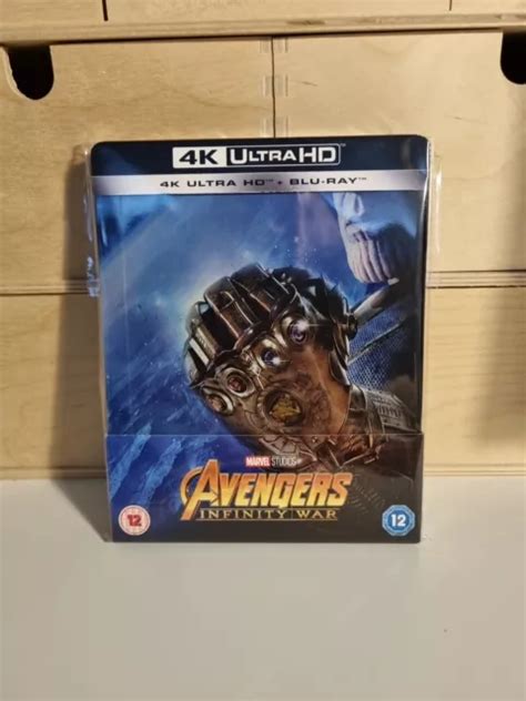 MARVELS AVENGERS INFINITY War 4K Ultra HD Zavvi Exclusive Blu Ray