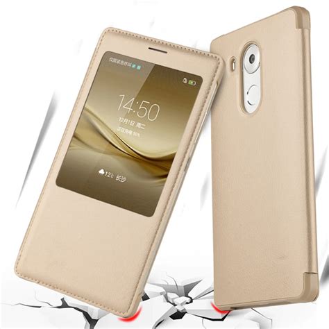 NECONO PU Leather Flip Case For Huawei Mate8 Case Free Answer Luxury PU