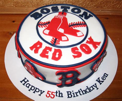 Boston Red Sox Birthday Cake Cake Red Sox Cake Boston Red Sox Cake