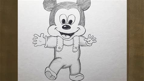 Mickey Mouse Pictures Pencil Drawing Easy - Infoupdate.org