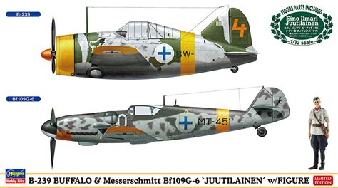 B 239 BUFFALO Messerschmitt Bf109G 6 JUUTILAINEN W FIGURE 2 Kits