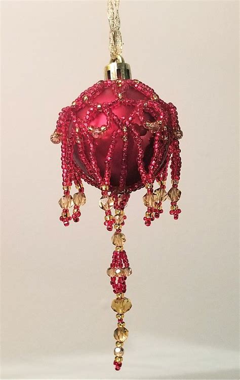 Diy Beaded Christmas Ornament
