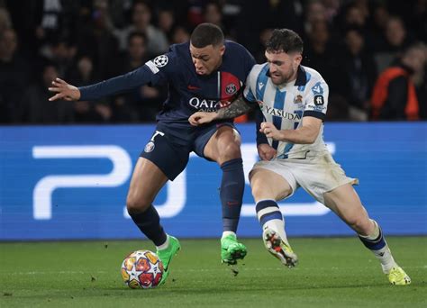 Champions League PSG Real Sociedad en imágenes