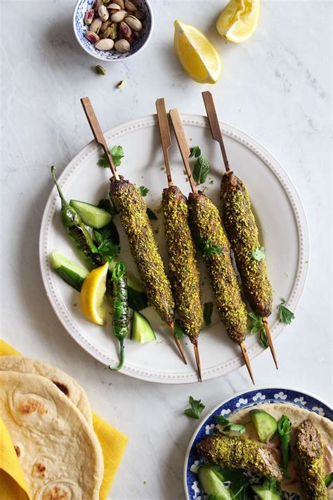 Lamb Kebabs With Pistachios Recipe Turkish Adana Kebab Recipe