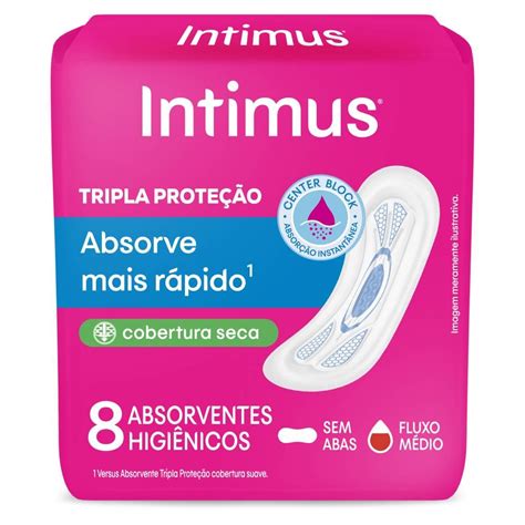 Absorvente Externo Intimus Tripla Prote O Seca Abas Unidades