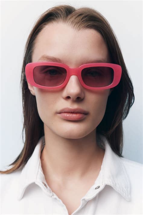 Ochelari Cu RamĂ De Plastic ColoratĂ Fucsia Zara România