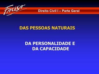 Direito Civil I Parte Geral Ppt