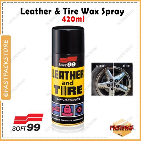 Soft Soft Leather And Tire Spray Wax Leather Tyre Dashboard