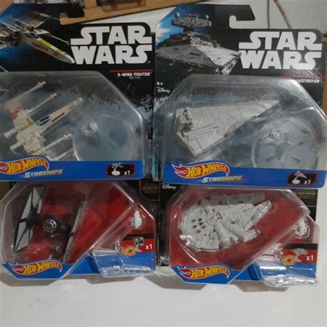 Hot Wheels Star Wars as naves das mais icônicas do filme Shopee Brasil