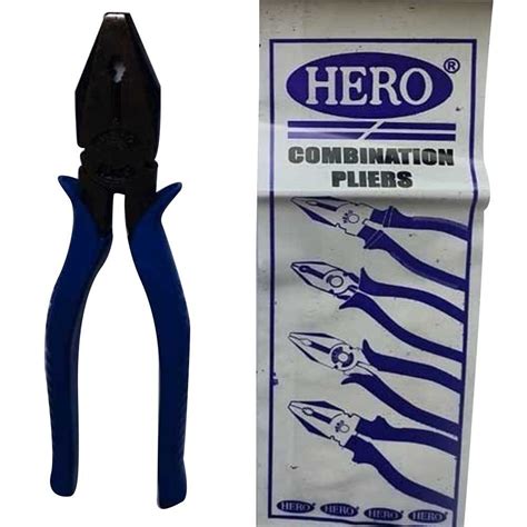 Mild Steel Inch Hero Blue Handle Combination Plier At Rs Piece In