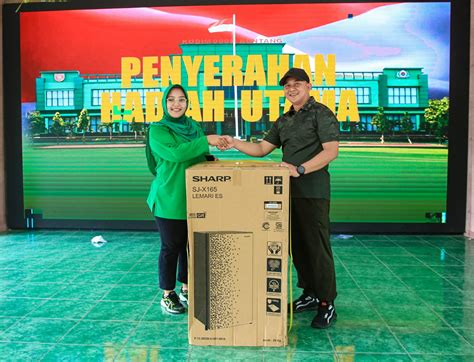 Sambut Ramadan Dandim Bontang Gelar Senam Bersama Hingga Bagikan Doorprize