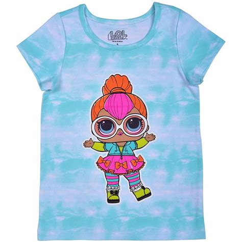 Lol Surprise Girls Short Sleeves Tee Shirt For Kids Loose Fit Top