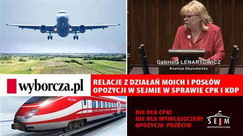 W Mediach O Rz Dowych Ustawach Dotycz Cych Cpk Gabriela Lenartowicz