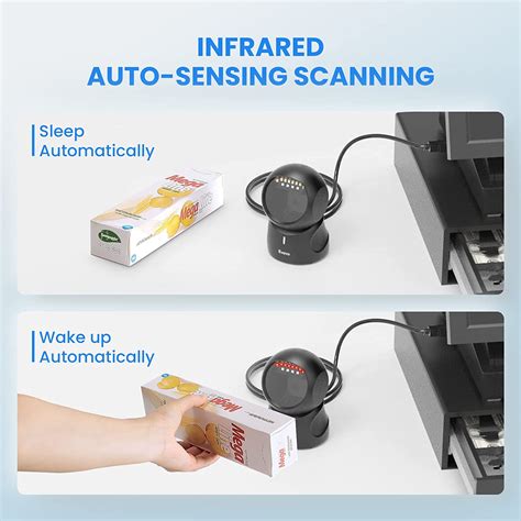 Eyoyo D Qr Desktop Barcode Scanner With Automatic Sensing Scanning