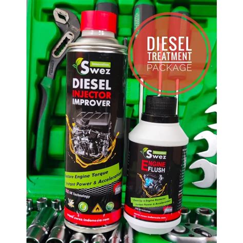 Jual Paket Cairan Purging Engine Flush Swez Injector Improver 500