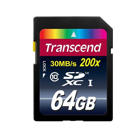 TRANSCEND PREMIUM 64GB MicroSDXC kartica UHS1 30MB/s 200x Class10 ...