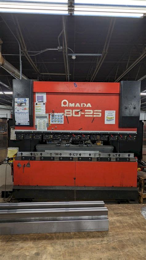 2006 Amada HFE100 3S 10 X 100 Ton CNC Press Brake 5 Axis CNC Back