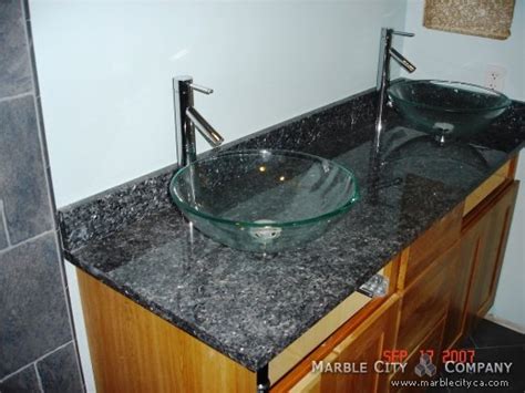 Blue Pearl Granite Countertops For Kitchen And Vanity In California Application Vanity