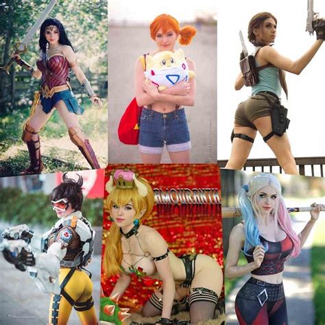 The Sexiest Twitch Streamer Amouranth Cosplays Famous Beauties In