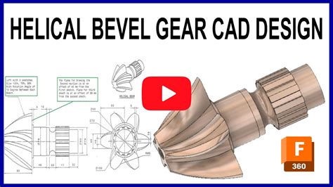 Fusion Tutorial Excercise Helical Bevel Gear Design For Beginners