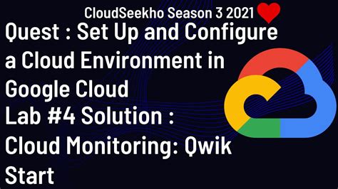 Cloud Monitoring Qwik Start Lab Solution Cloud Monitoring Qwik Start