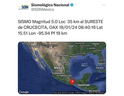 Sismo Hoy Alerta En Teléfonos Despierta A Habitantes De La Cdmx