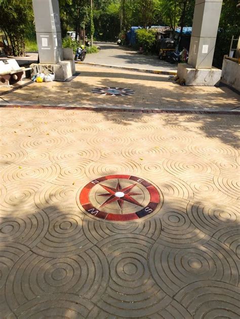 Decorative Stamp Concrete Flooring At ₹ 45sq Ft In Kalyan Id