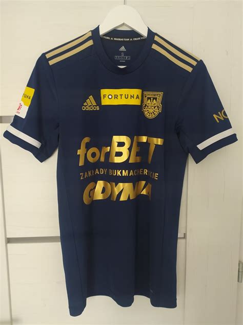 Arka Gdynia Away Football Shirt Sponsored By Forbet