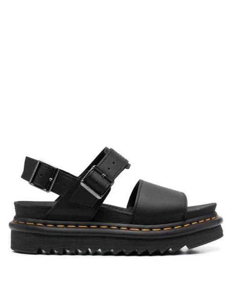 Dr Martens Leather Dr Martens Sandals Black Lyst Australia