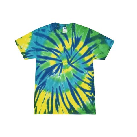 Colortone Tie Dye T Shirts Swirl Multi Colors Adult S To 5xl Men 100