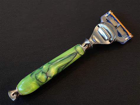 Handcrafted Razors Gillette Fusion Razor Handle Unique Elegant Handmade