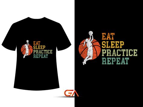 BASKETBALL TYPOGRAPHY T-shirt | CUSTOM TSHIRT | TEE on Behance