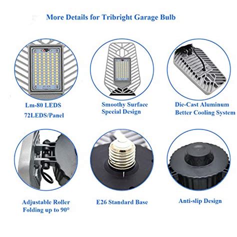 Garage Lighting 80W Garage Lights Ceiling LED Close To Ceiling Garage