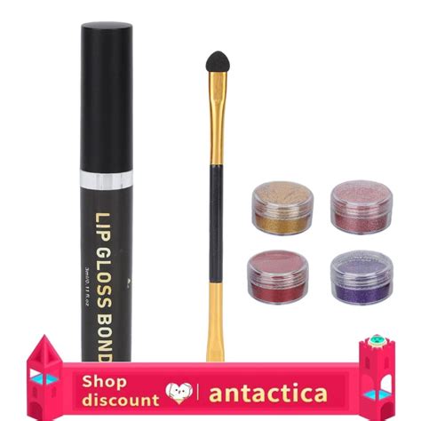 Antactica Lip Glitter Kit 3d Effect Glitter Lip Kit Exquisite Bright