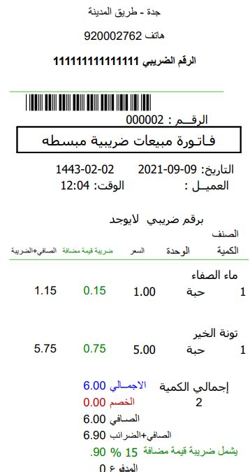 أهم نموذج فاتورة الكترونية لمختلف العملاء سكاي سوفت الخوارزمي