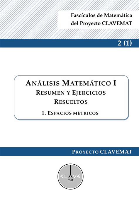 Pdf An Lisis Matem Tico An Lisis Matem Tico I Resumen Y