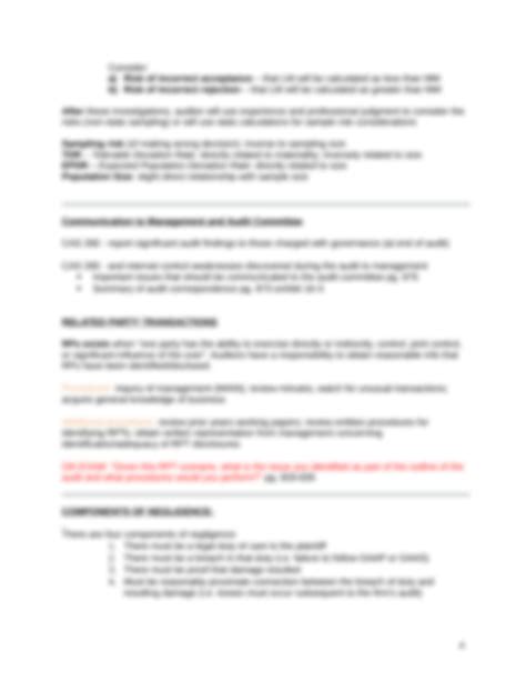 Solution Auditing Final Exam Cheat Sheet Docx Studypool