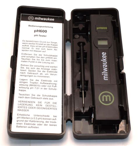 Milwaukee Ph Tester Ph Einfaches Messger T Bew Sserung Growshop