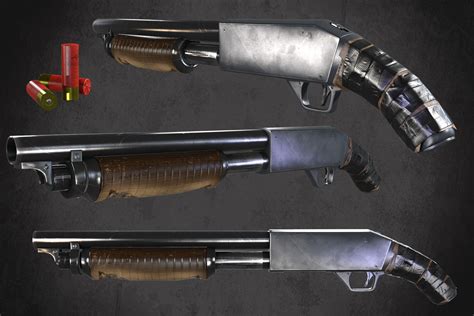 Sawed-Off Shotgun — polycount