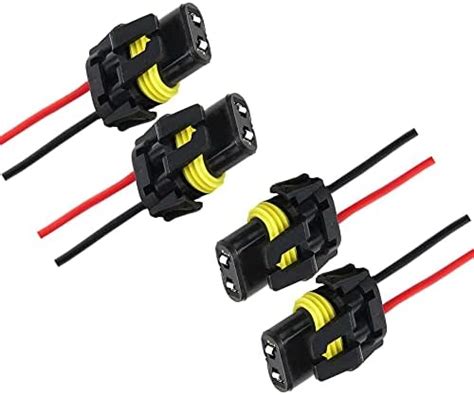 Amazon Sylvil 4 PCS Female Adapter Wiring Harness Socket 9005