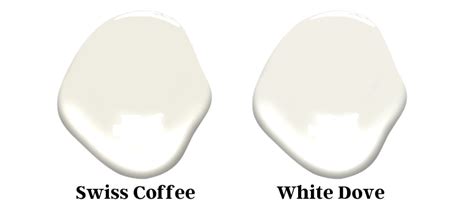 White Paint Color Guide 2022 White Dove Vs Swiss Coffee Vs Alabaster