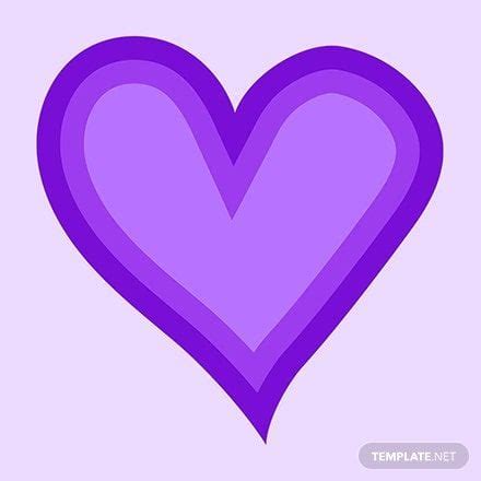 Free Purple Heart Clipart Eps Illustrator Png Svg Atelier