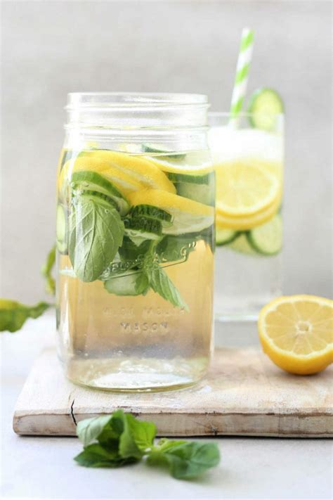 Lemon Cucumber Mint Detox Water Delightful Mom Food