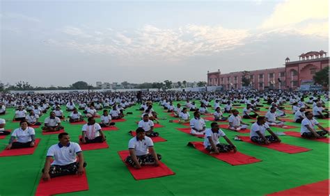 The Day Countdown To International Yoga Day Has Begun At Shri