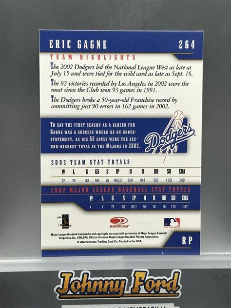 Donruss Chicago Collection Team Heroes Eric Gagne Ebay