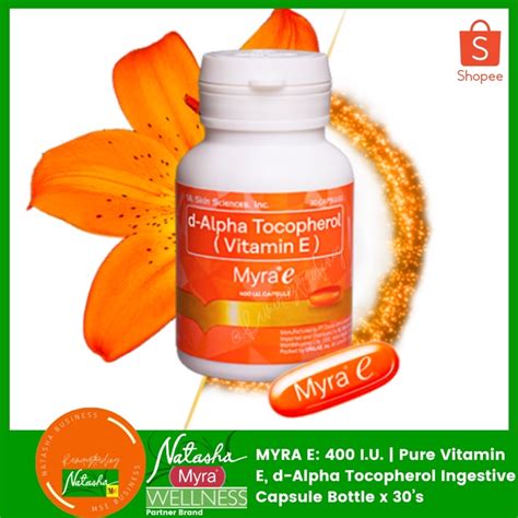 Myra E D Alpha Tocopherol Vitamin E Myra 400 E 100 Original Far