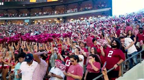 The University Of Alabama Million Dollar Band Plays Rammer Jammer After Alabama S Win Over